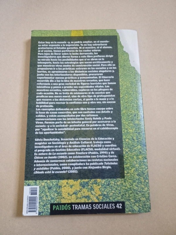 Producto - Maestros errantes - Silvia Duschatzky - Paidós 2007 - 1