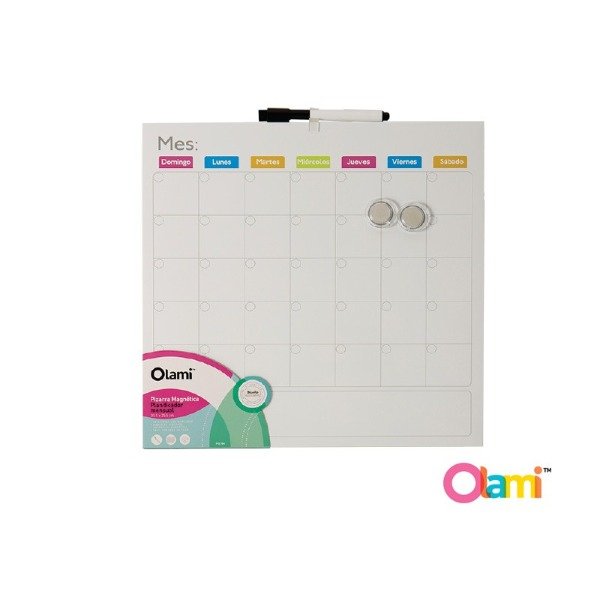 Producto - PIZARRA OLAMI PLANNER DE 35X35 CM