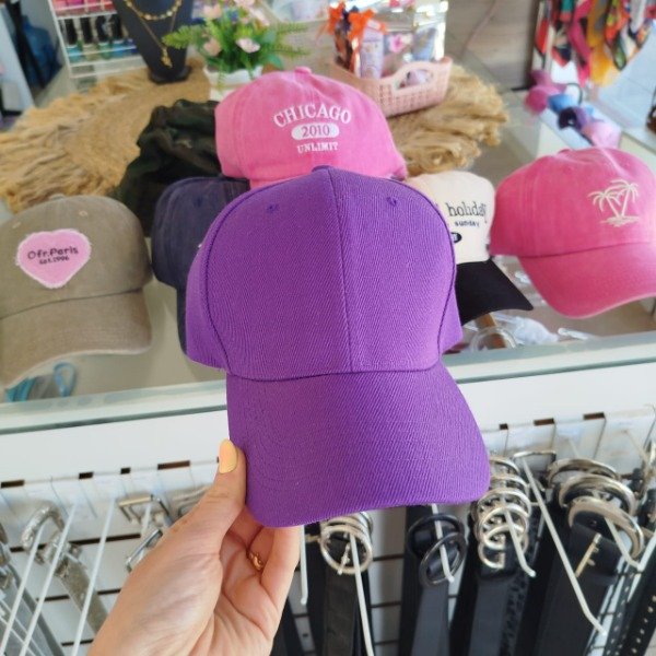 Producto - Gorra lisa lila