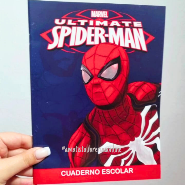 Producto - Cuaderno escolar Spiderman 24hjs