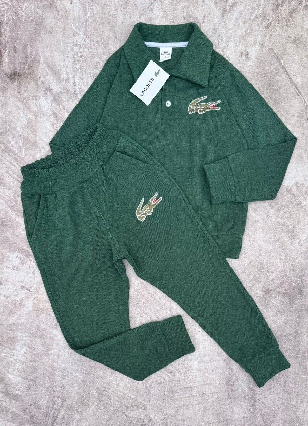 Producto - CONJUNTO LACOSTE VERDE (CHOMBA + PANTALÓN)