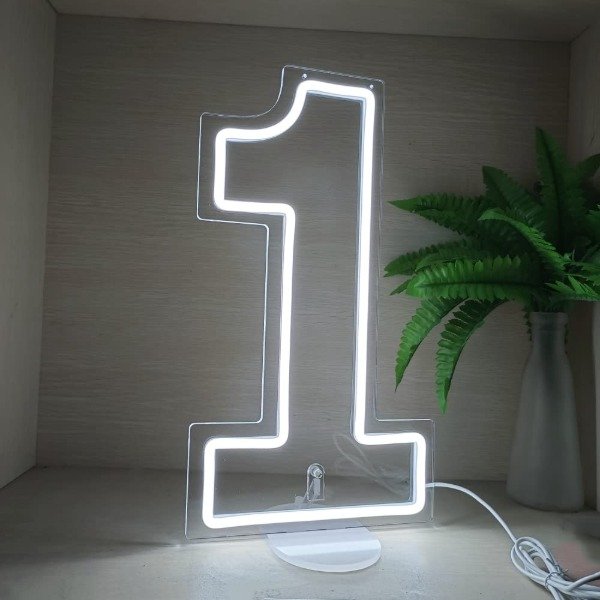 Producto - NUMERO LED ACRILICO N1