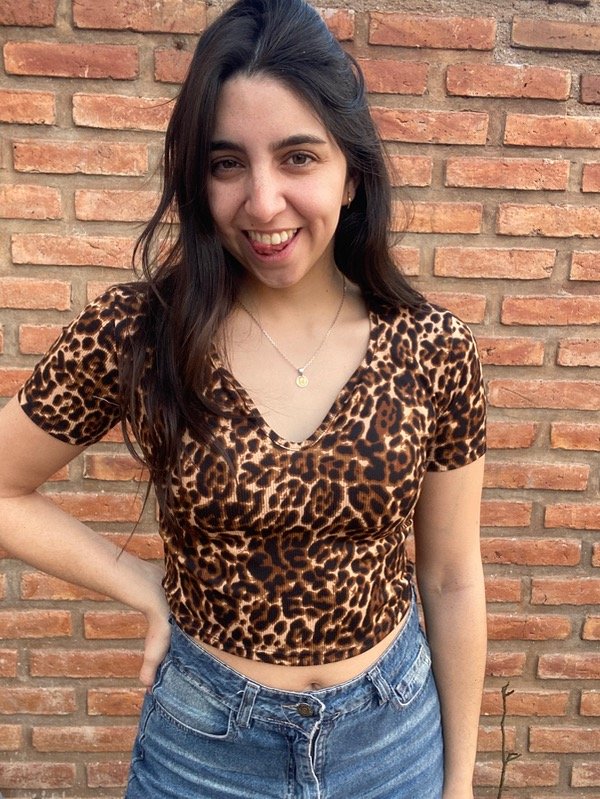 Producto - Top Olmo print