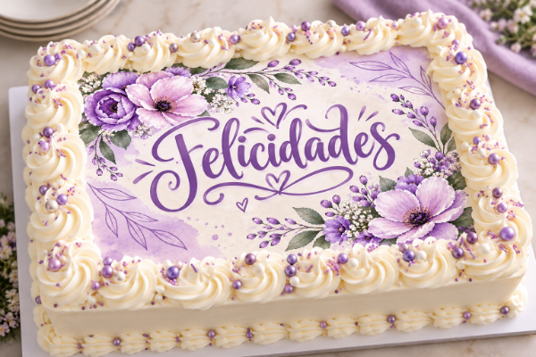 Producto - LAMINA FELICIDADES RECTANGULAR 2 - 0