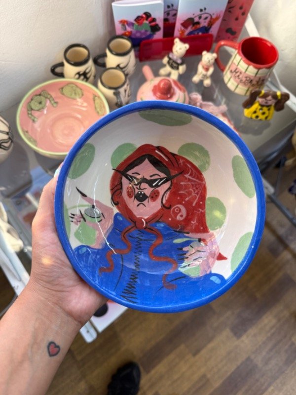 Producto - Bowl/Plato hondo Doña graffiti