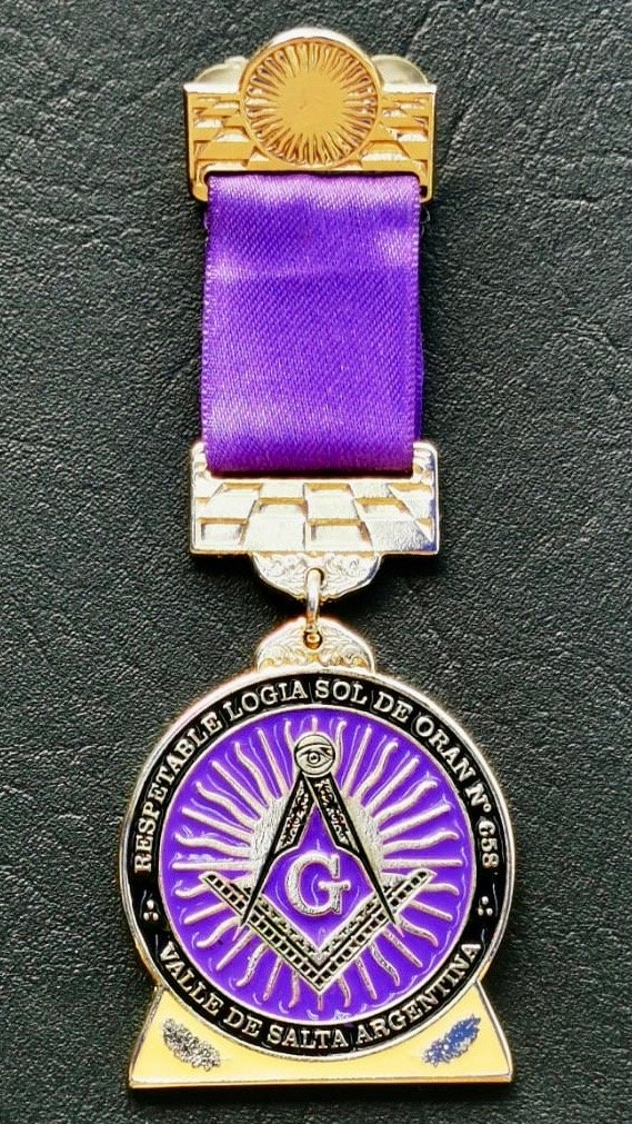 Producto - Medalla de la Respetable Logia Sol de Orán 658 - 1