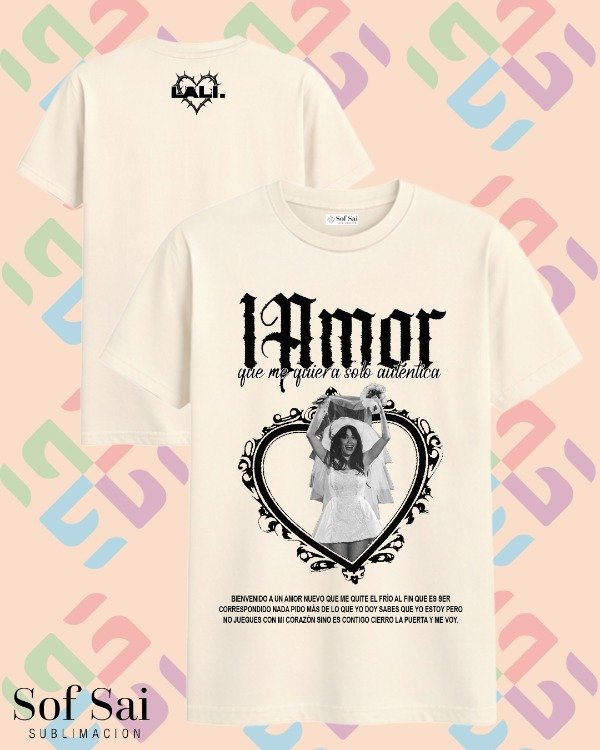 Remera lali 1 amor