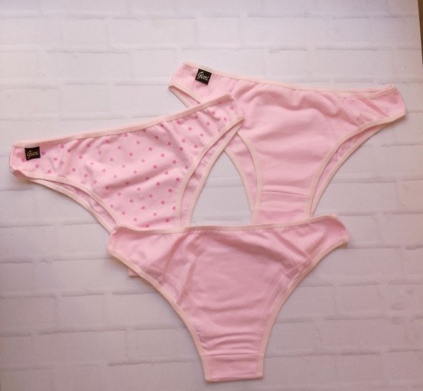 Producto - Docena de Vedetinas rosas de Algodón