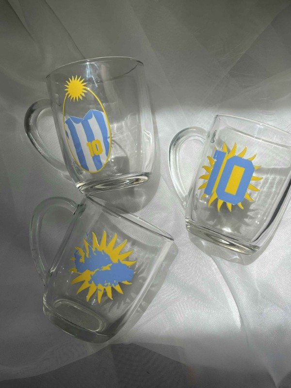 Producto - Tazas Malvinas + Diego x3