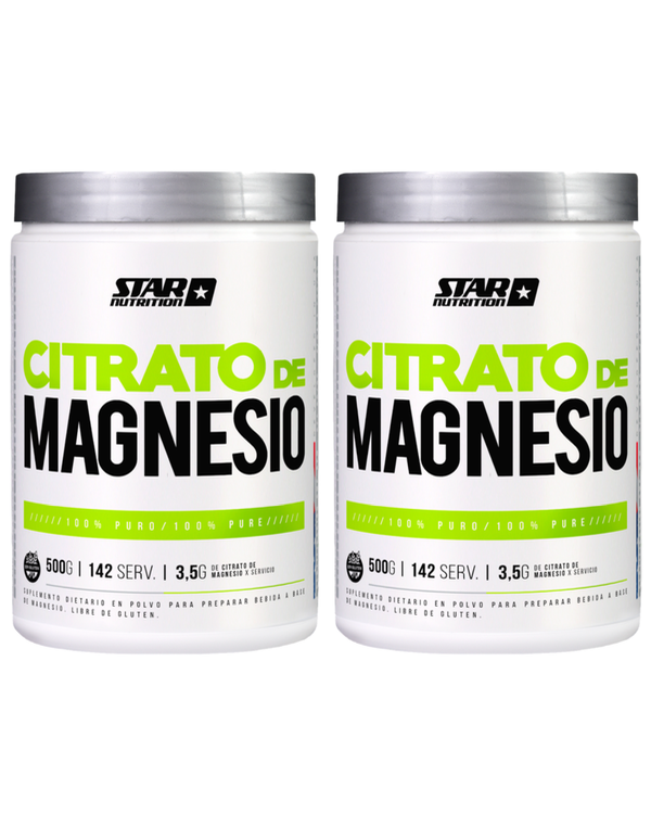 Producto - 2 Citratos de magnesio 500gr Star Nutrion