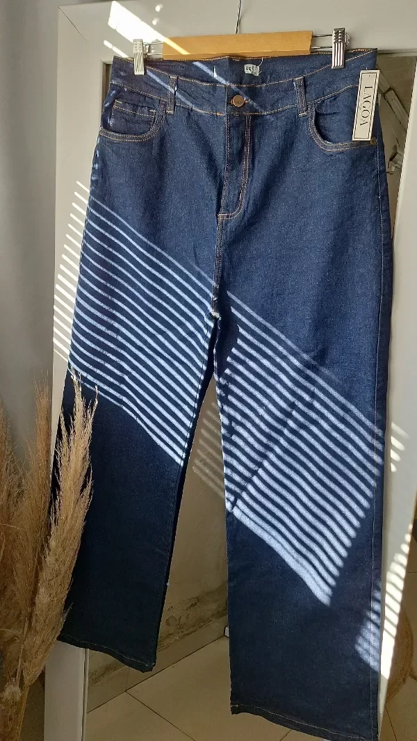 Producto - Wide leg azul oscuro talle grande (WG04)