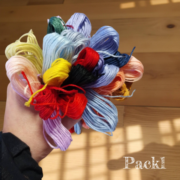 Producto - Pack x25 Hilos para Bordar  Colores Surtidos