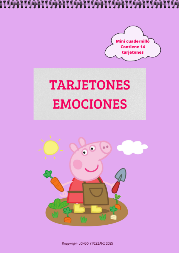 Producto - PEPA PIG- TARJETONES EMOCIONES