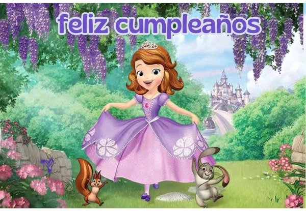Producto - LAMINA PRINCESAS SOFIA RECTANGULAR 1
