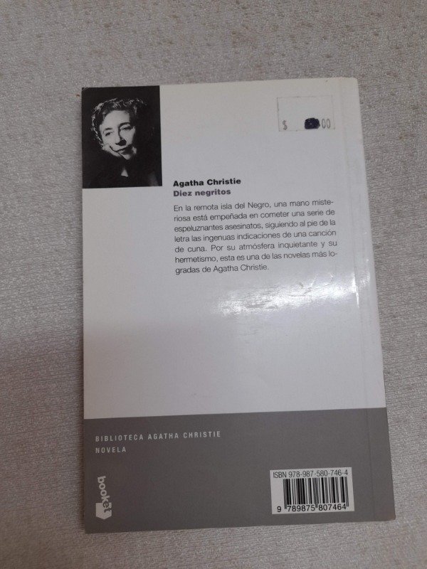 Producto - Diez Negritos - Biblioteca Agatha Christie - Booket - 2