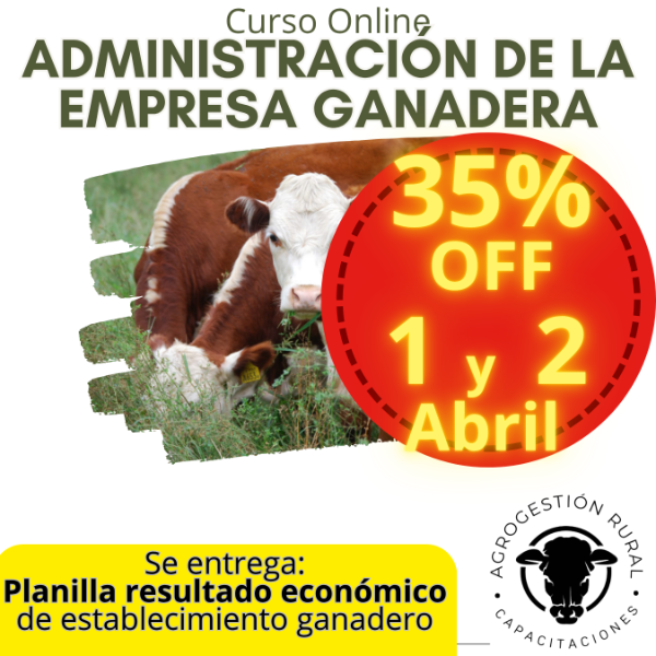 Producto - Curso online Administración de la Empresa Ganadera