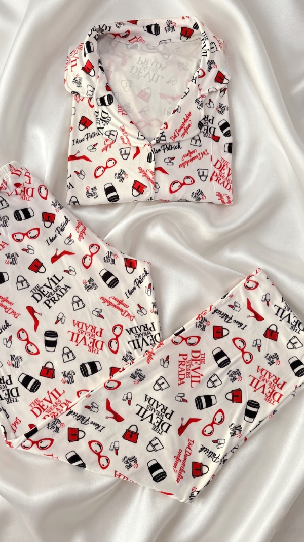Producto - Camisero Largo ML Devil Blanco