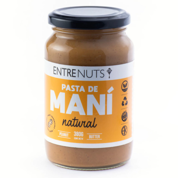 Producto - Mantequilla Pasta De Mani Kosher Sin Gluten Entrenuts 370Gr