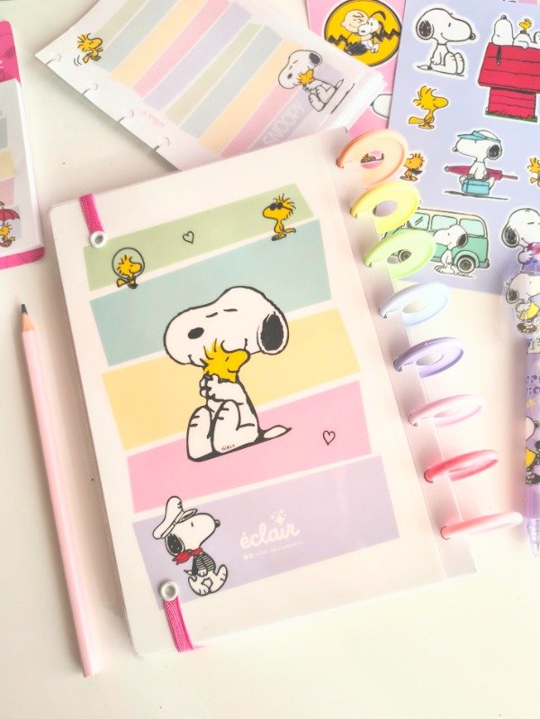 Producto - Reserva - Box Snoopy Pastel - Cuaderno discos - 2