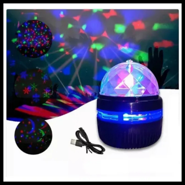 Producto - MINI FOCO LED RGB GIRATORIO USB