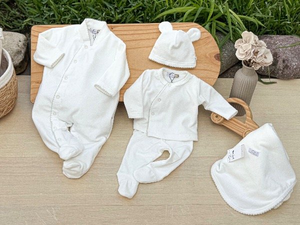 Producto - Set Recién Nacido Plush Doble Batita,Ranita más Gorrito