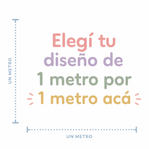 Producto - Telón a elección tamaño 1mt por 1mt
