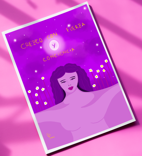 Producto - Print, "Crezco con fuerza"