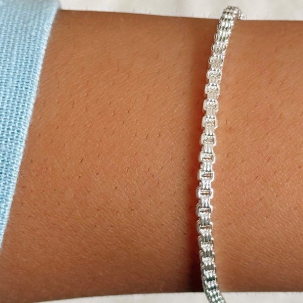 Producto - Pulsera Esclava Laminada Plata 925 1