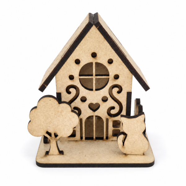 Producto - Souvenir Casita 3d Para Armar Y Pintar - 4