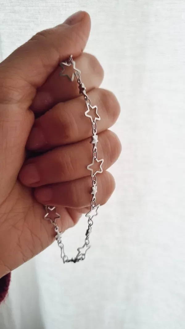 Producto - Pulseritas estrellas caladas y estrellitas AQ