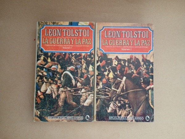 Producto - La guerra y la paz - León Tolstoi - Bruguera 1981 2 vols - 0