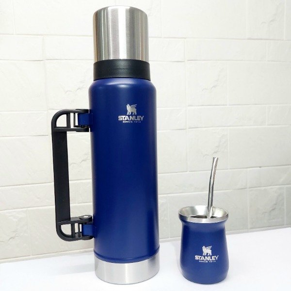 Producto - Set Termo Stanley 1.2Lts + Mate 160ml Azul