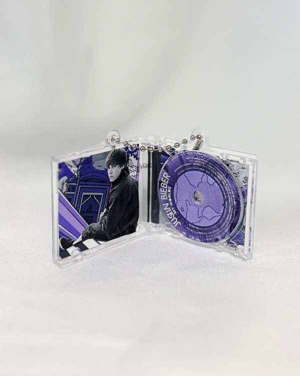 Producto - Llavero Mini Cd MY WORLD Justin Bieber con NFC - Llaveros - 1