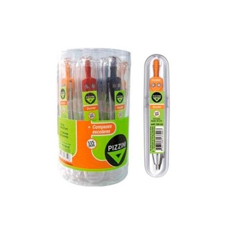 Producto - COMPAS ESCOLAR 115MM METALICO X UNIDAD PIZZINI -