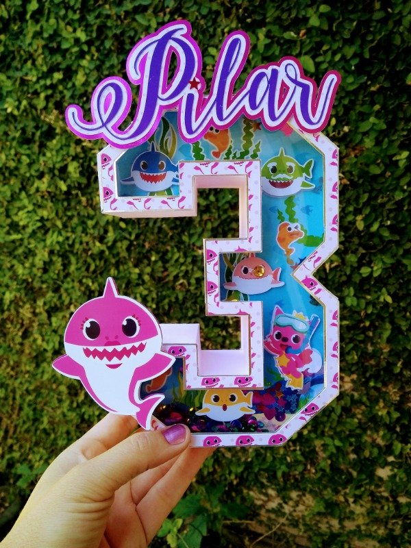 Producto - NUMEROS CON SHAKER LUZ LED - 6
