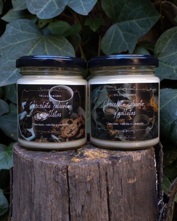 Producto - Vela "Chocolate caliente y galletas"