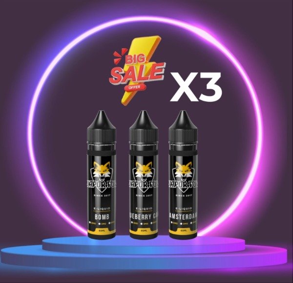 Producto - 3 VaporFox Clasic 60ml