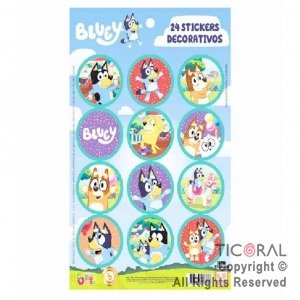 Producto - STICKERS DECORATIVOS BLUEY