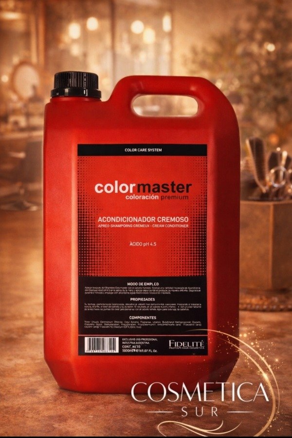 Producto - acondicionador cremoso ácido Colormaster fidelite  x 5000 ml