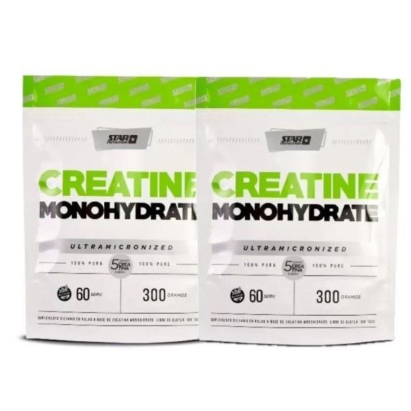 Producto - 2 CREATINAS FRUTOS ROJOS DOY PACK 300gr c/u STAR NUTRITION