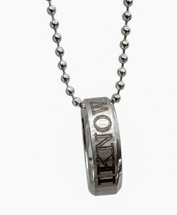 Producto - SET COLLARES ANILLOS ACERO GRABADOS - 3