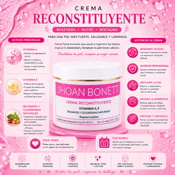 Producto - Crema RECONSITITUYENTE VITAMINADA - 1