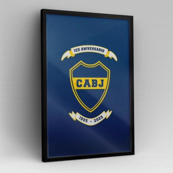 Producto - Cuadro Escudo Boca Juniors 120 Aniversario