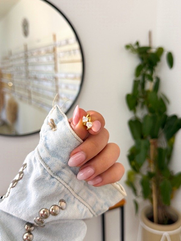 Producto - Cubanitos acero dorado corazón cúbic