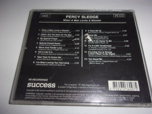 Producto - CD PERCY SLEDGE WHEN A MAN LOVES A WOMAN EUROPA L55 - 1