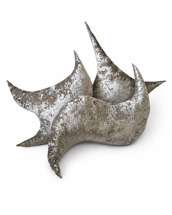 Producto - Almohadones decorativos Abstracts - Tribales x 3 - Plateados - 0