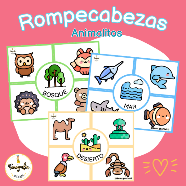 Producto - Rompecabezas animalitos