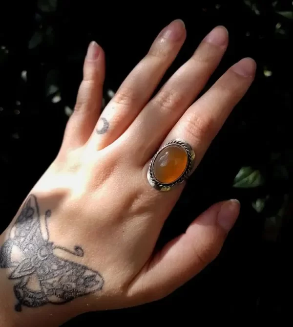 Producto - Anillo con Cornalina