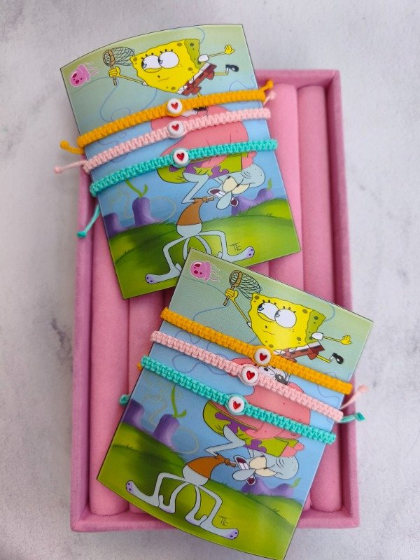 Producto - Pulseras Bob Patricio y Calamardo - 0