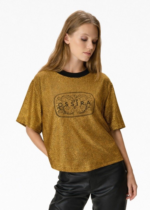 Producto - REMERA M/C LUREX CON ESTAMPA OSSIRA